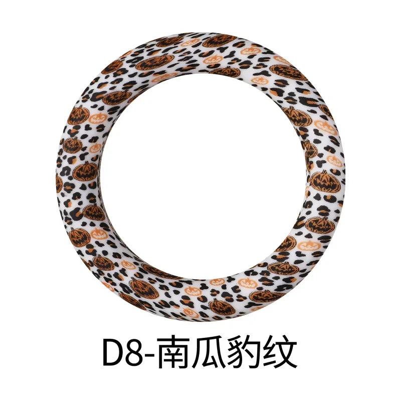 Flower Printing Silicone Circle 65mm Water Transfer Ring