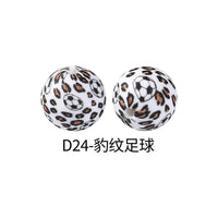 D24-Leopard print football