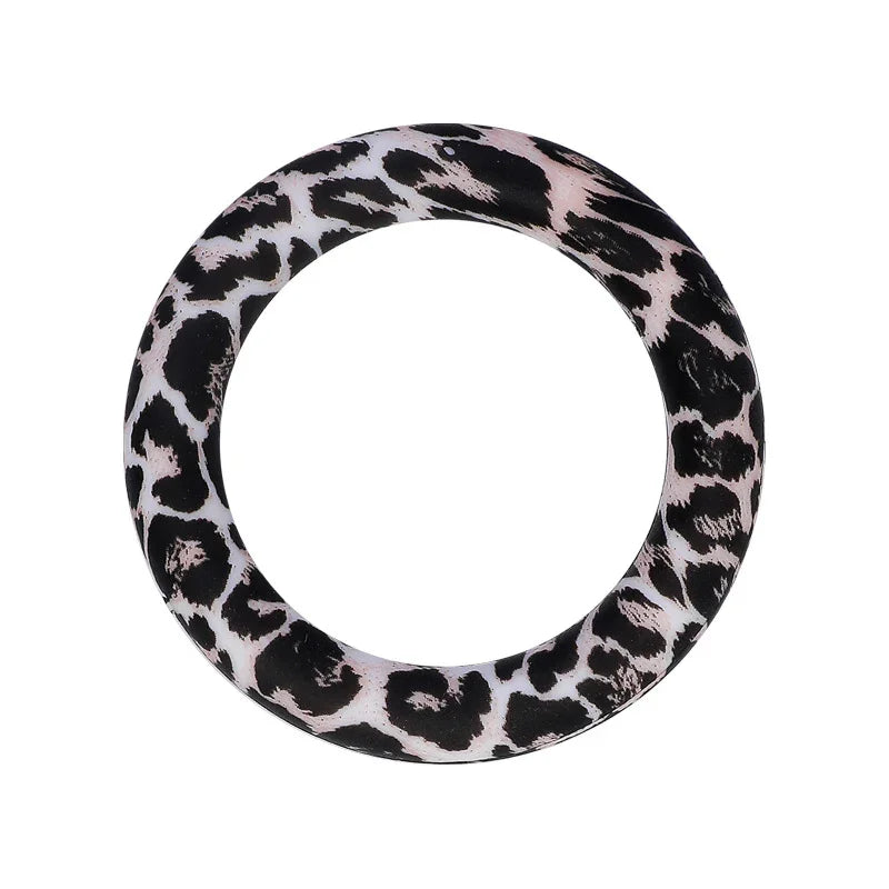 Water Transfer Silicone Ring 65mm Animal Print