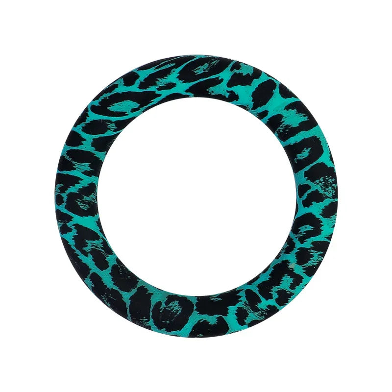 Water Transfer Silicone Ring 65mm Animal Print