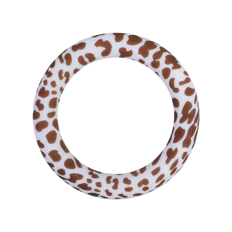 Water Transfer Silicone Ring 65mm Animal Print