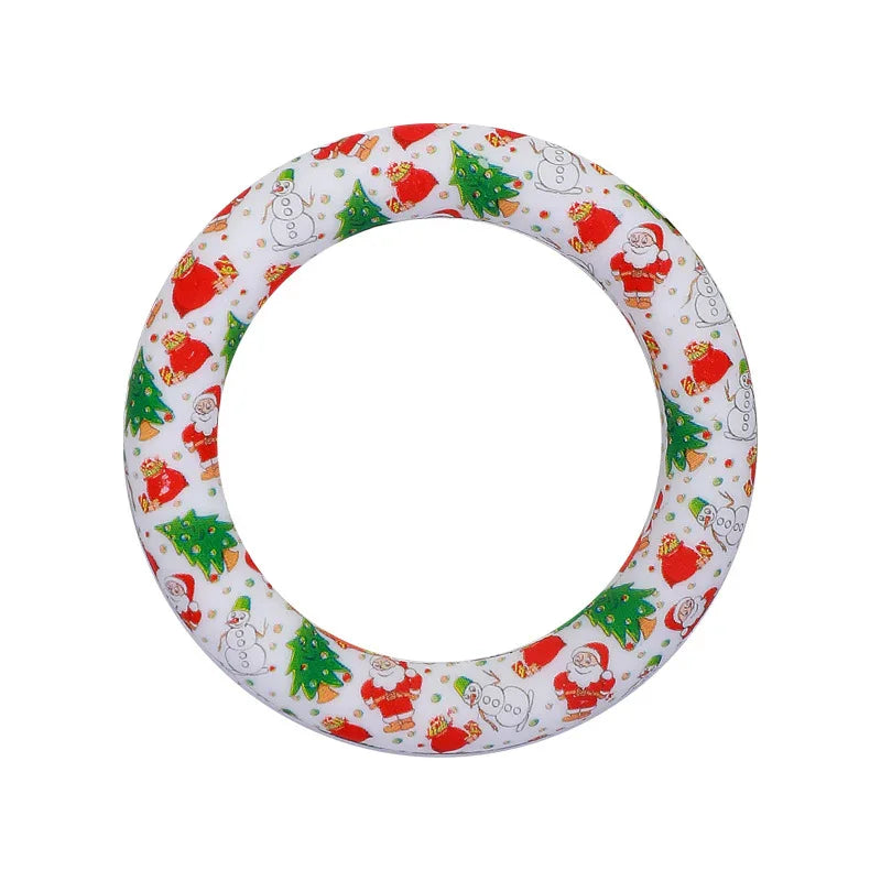 Water Transfer Silicone Ring 65mm Animal Print