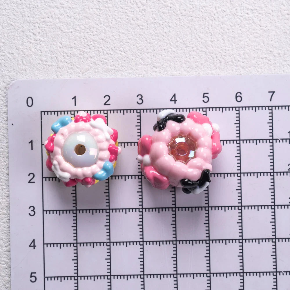 Hand-painted Beads Heavy Oil Beaded Mixed Acrylic Hand-painted Beads