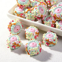 Powder beads, golden branches, plum blossoms