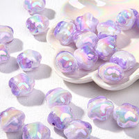 Purple white gradient plum blossom