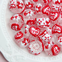 Beaded Red and White Cream yeah