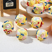 White Bead Yellow Cream Mix
