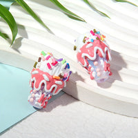 Flat white watermelon red color granules