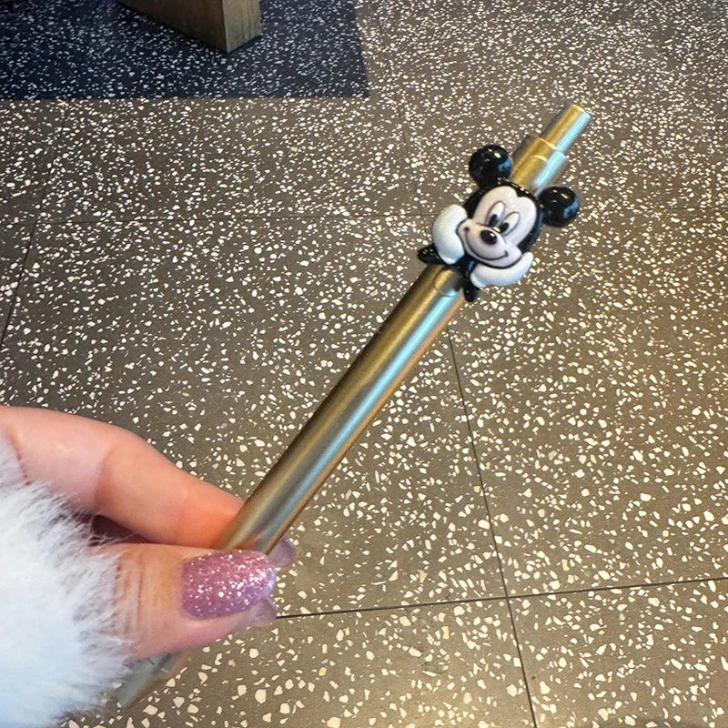 Cartoon Mouse Press Black Ballpoint Pen