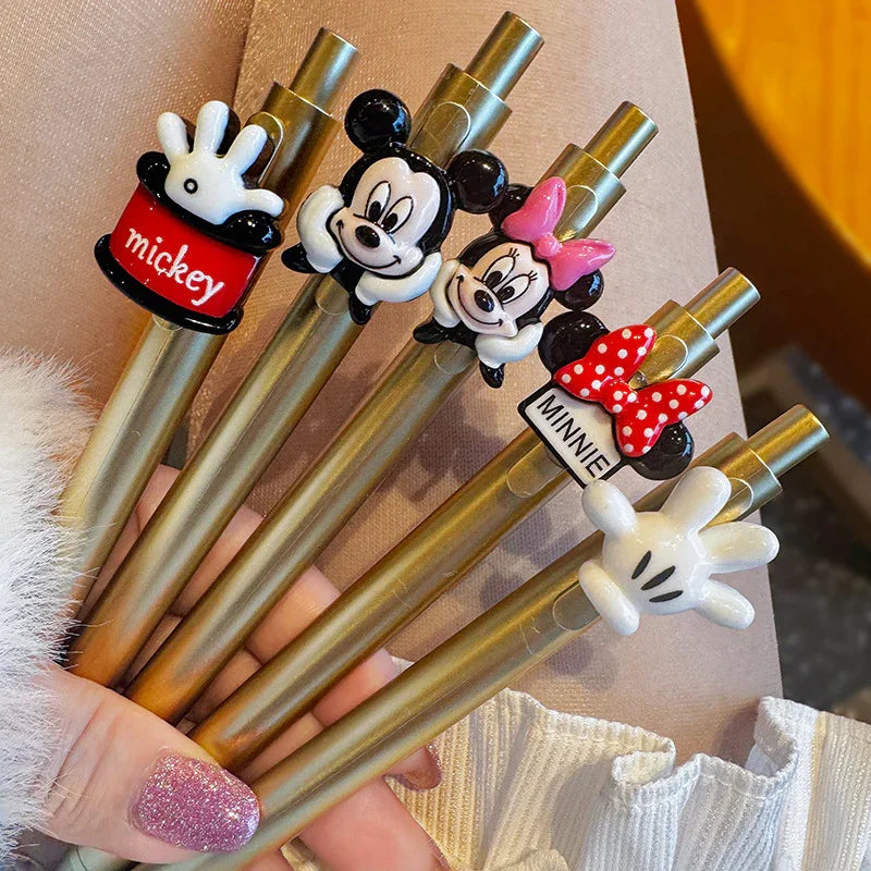 Cartoon Mouse Press Black Ballpoint Pen