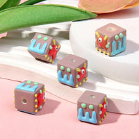 Bead Blue Cream Red Monster