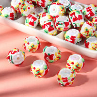 White Bead Red Butterfly Yellow Star