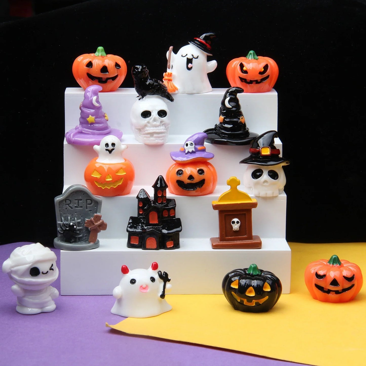 Three-dimensional Halloween Ornaments Ghost Skull Pumpkin
