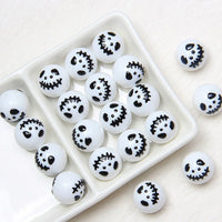 White Voodoo Doll Beads