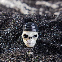Bright Face-Skull with Grey Hat