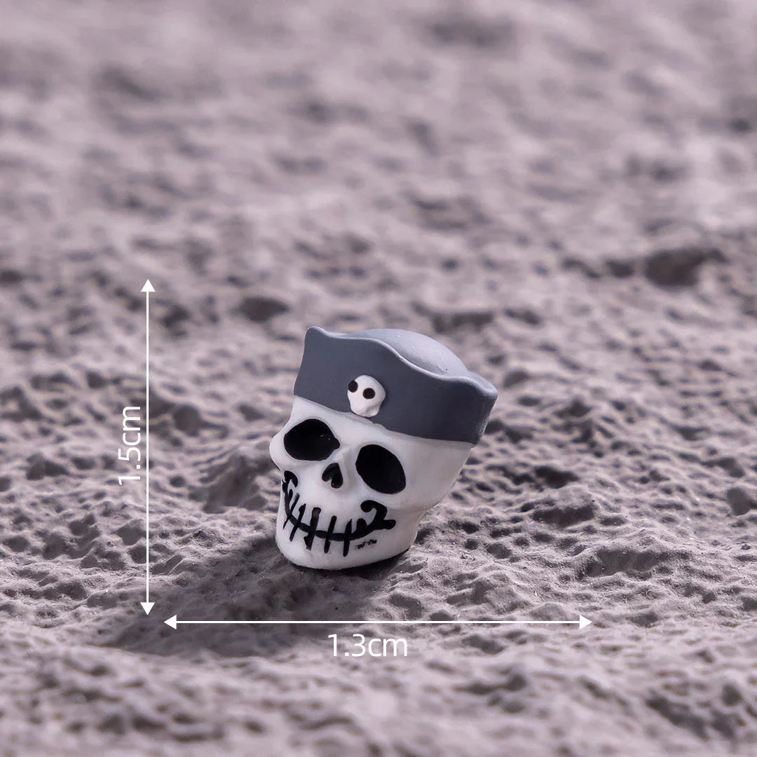 Halloween Horror Skull Diy Resin (no Holes)