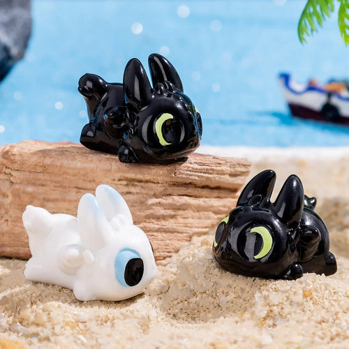Small Dinosaur Toothless Animal Resin Beads