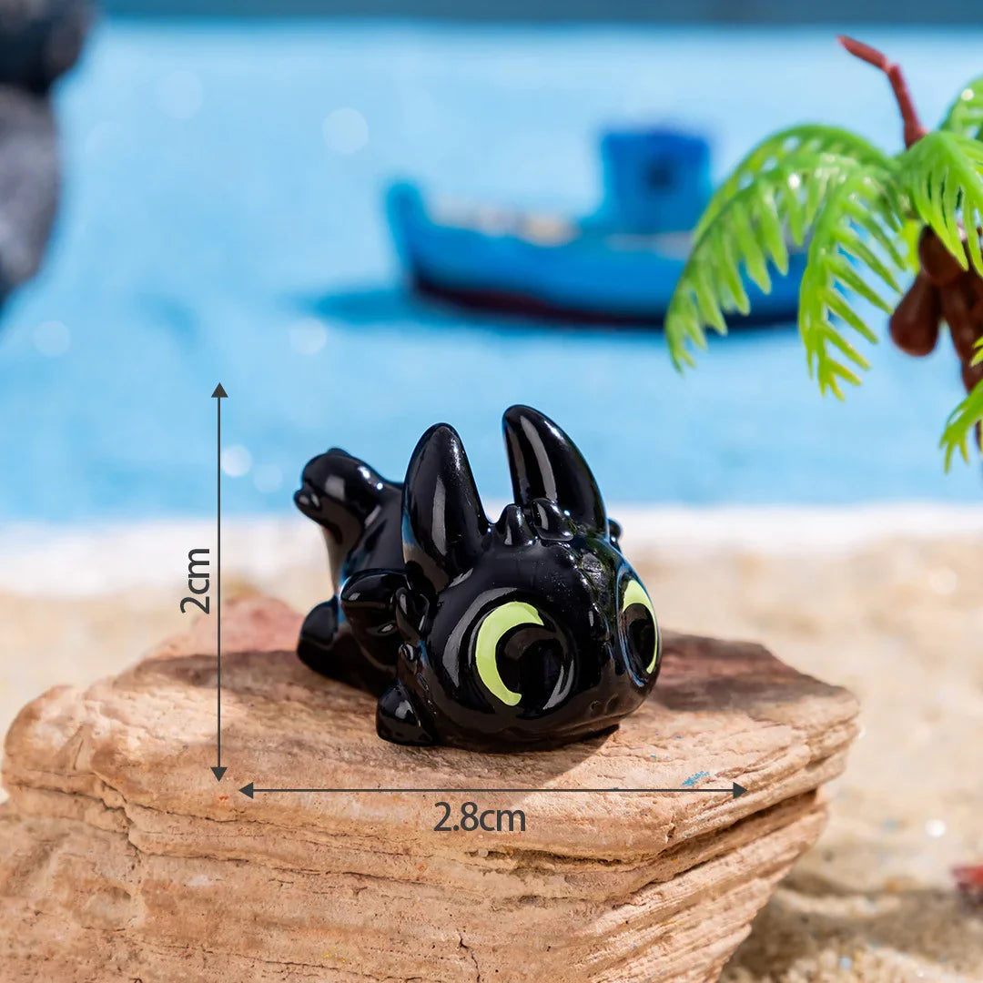 Small Dinosaur Toothless Animal Resin Beads
