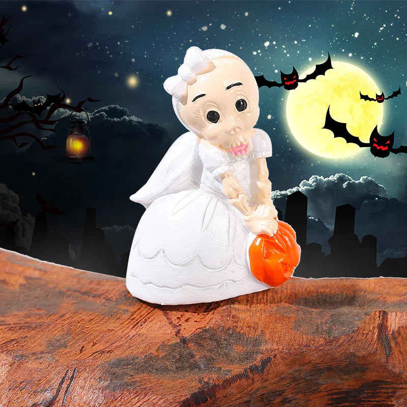3D Halloween Ornaments Ghost Wizard House Pumpkin (no Hole)