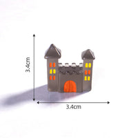 Luminous-Orange Gate Castle