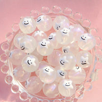 White Smiley Star