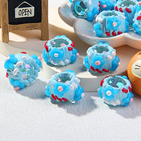 Blue Bead Blue Cream Blue Flower