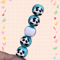Blue-Green Base Panda Alphabet