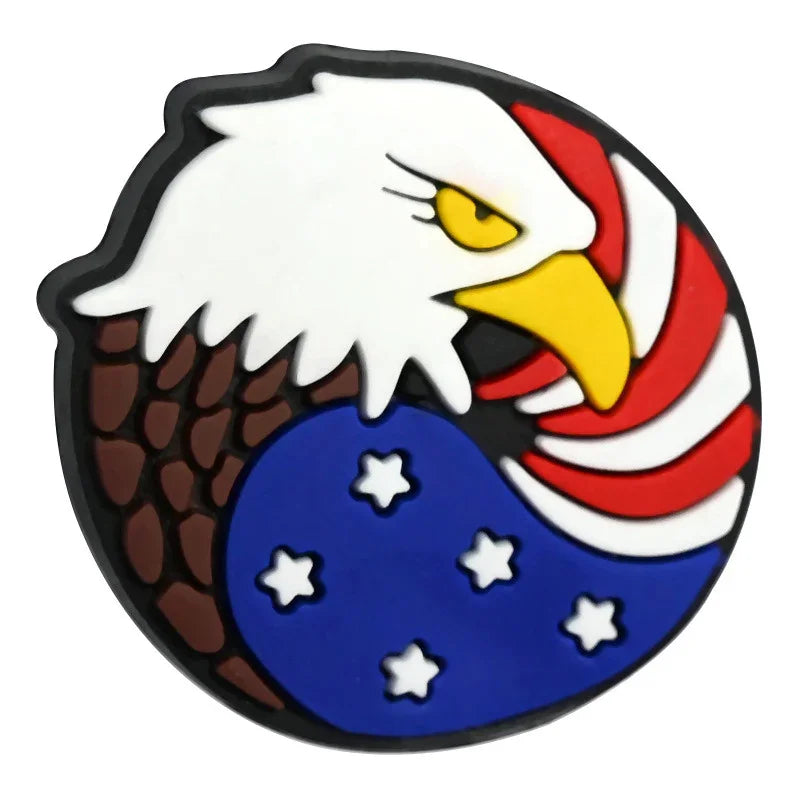 July 4th Independence Day PVC Focus Beads
