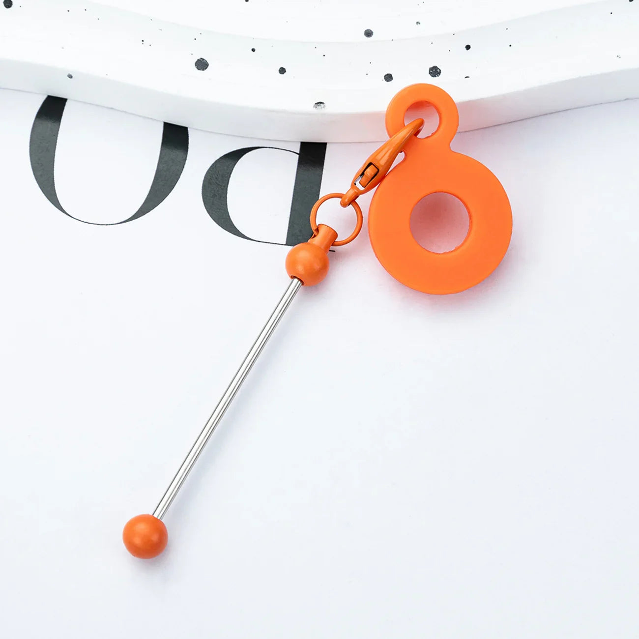 DIY Beaded Silicone Straw Hanging Decoration Suitable for 8mm-10mm Water Cup Straw Silicone Decoration