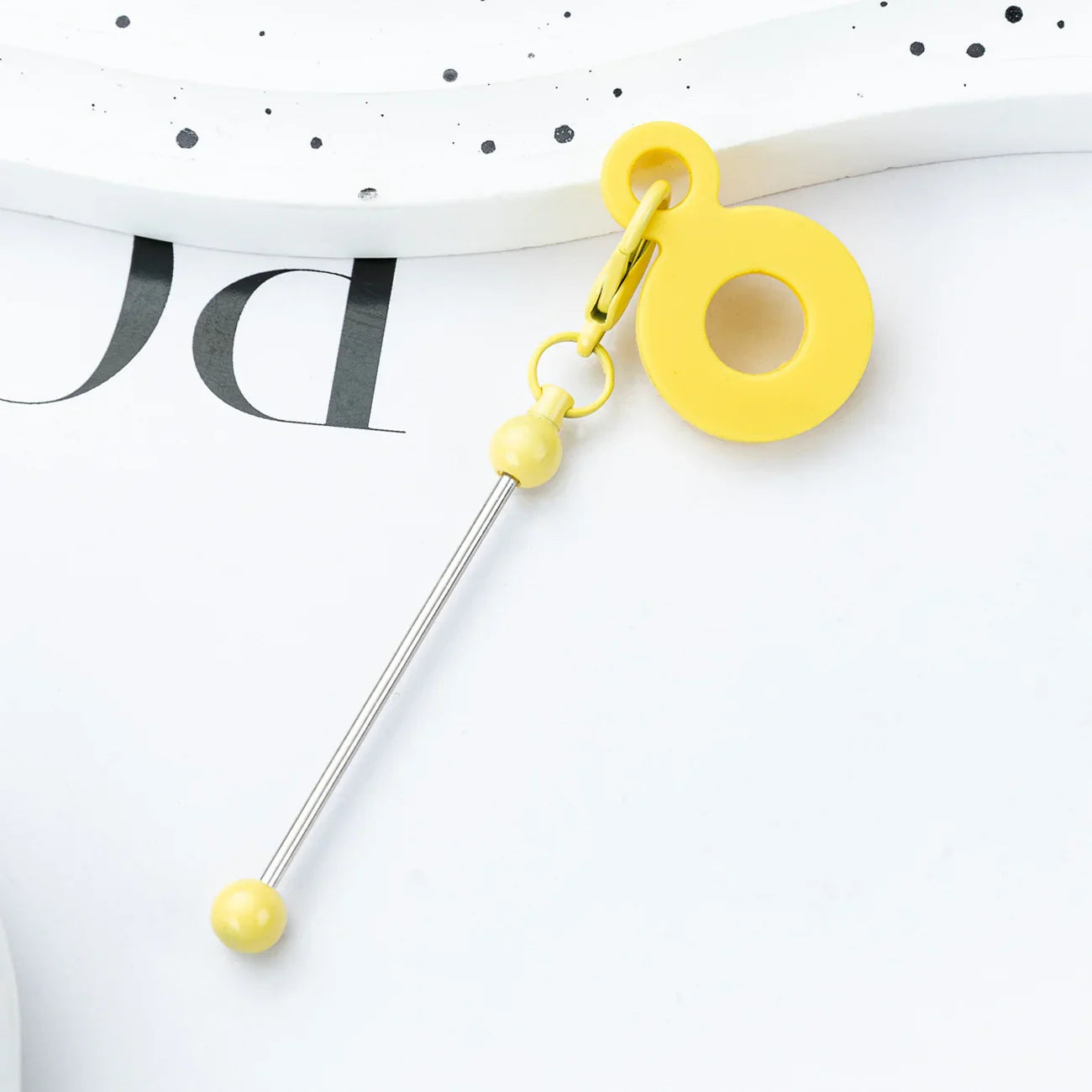 DIY Beaded Silicone Straw Hanging Decoration Suitable for 8mm-10mm Water Cup Straw Silicone Decoration