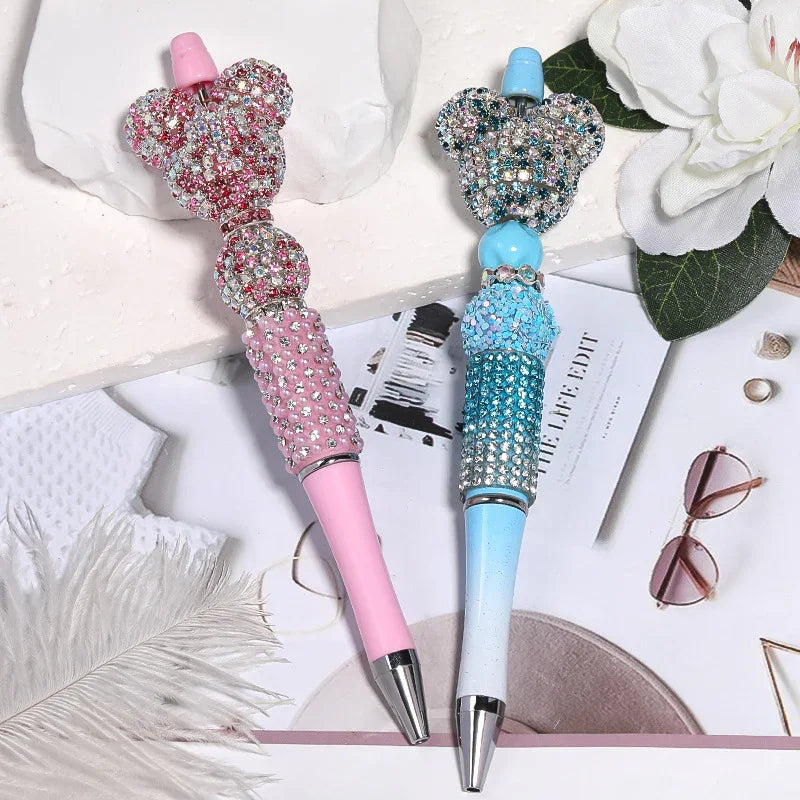 Color Mickey Head Rhinestone Chain Drill Ball Beaded