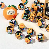 Black bead yellow duck yellow bear