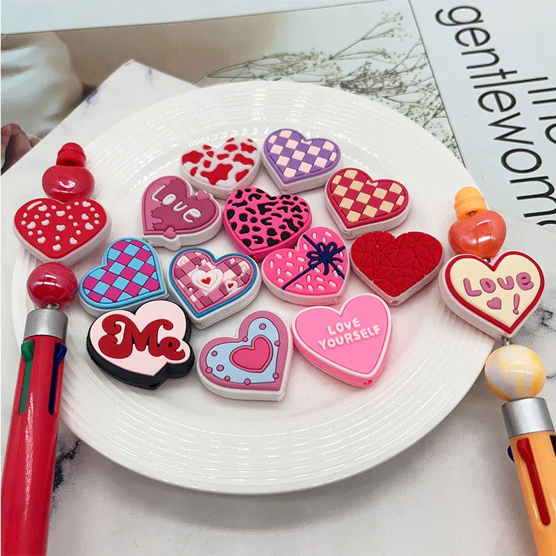 Love Beads Diy Silicone Focus Beads