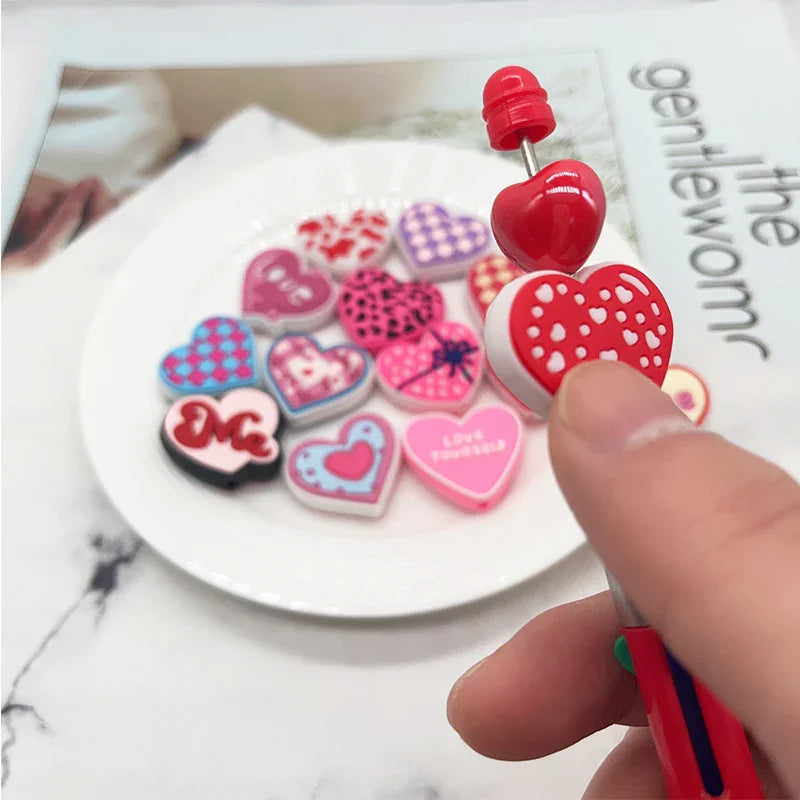 Love Beads Diy Silicone Focus Beads