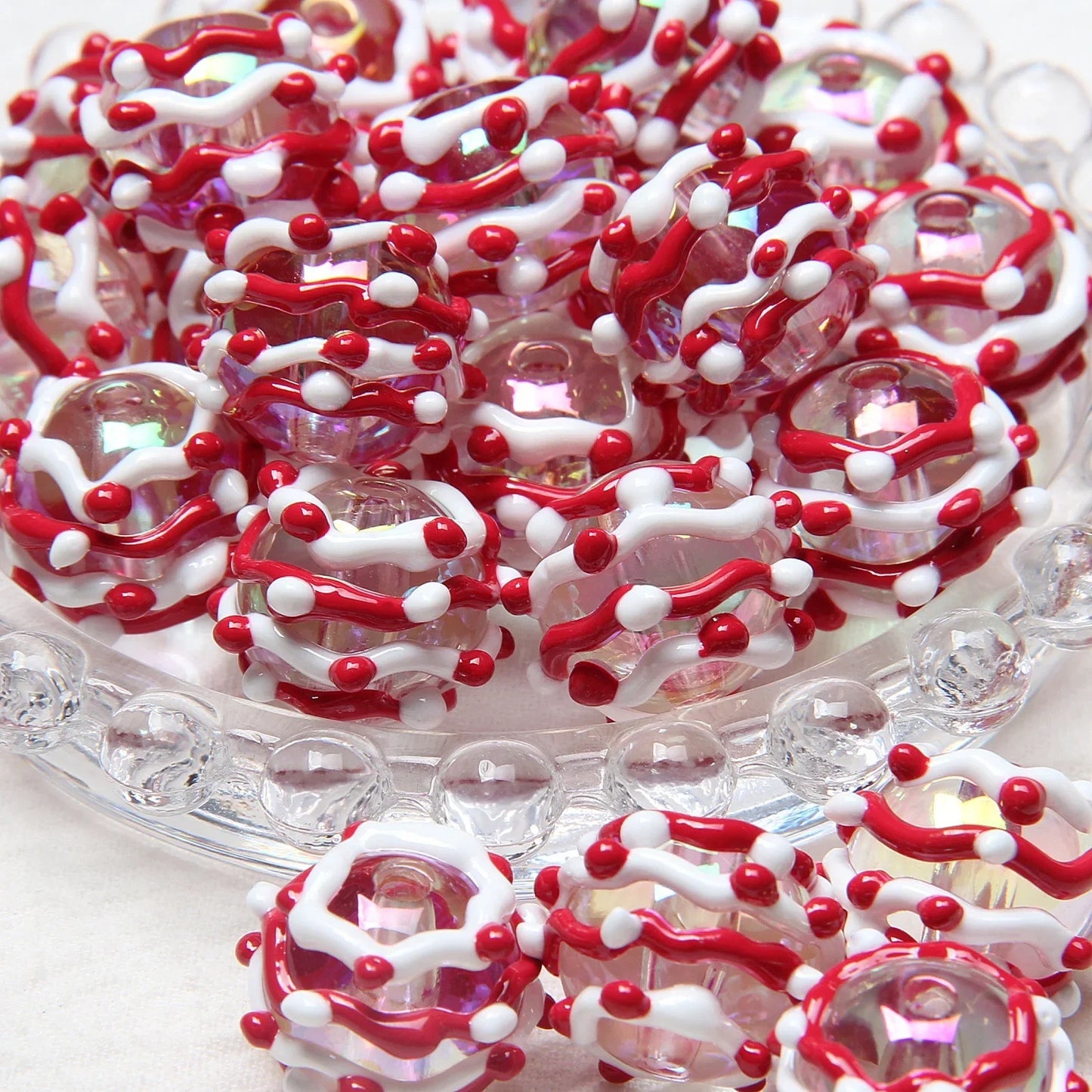 Hand-painted Beads Cartoon Duck Chick Beads Loose Beads