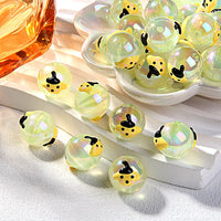 Yellow Beaded Pudding Dog
