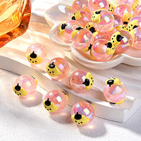 Pink Beaded Pudding Dog