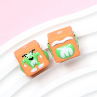 Orange Bead Green Monster