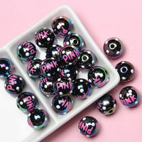 Black Beads PINK