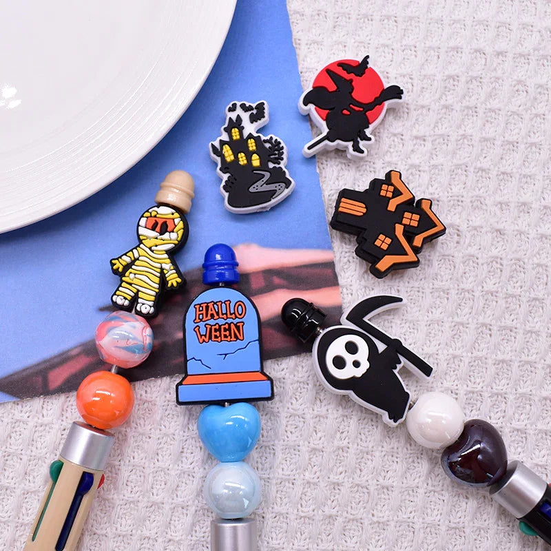 Halloween Cartoon Silicone Focus Beads Collection