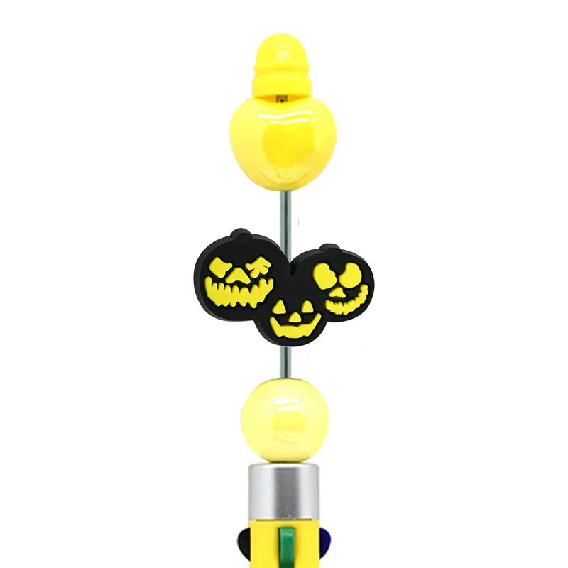 Halloween Cartoon Silicone Focal Beads Collection