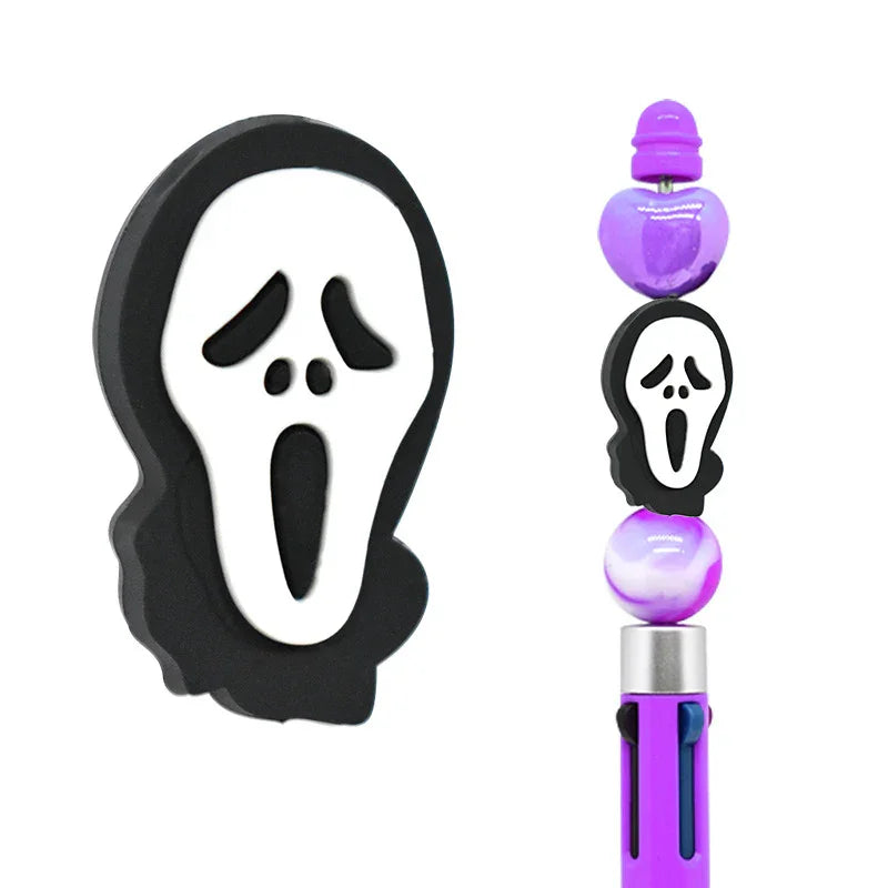 Halloween Creative Bead Jewelry Silicone Focal Beads(No Pen)
