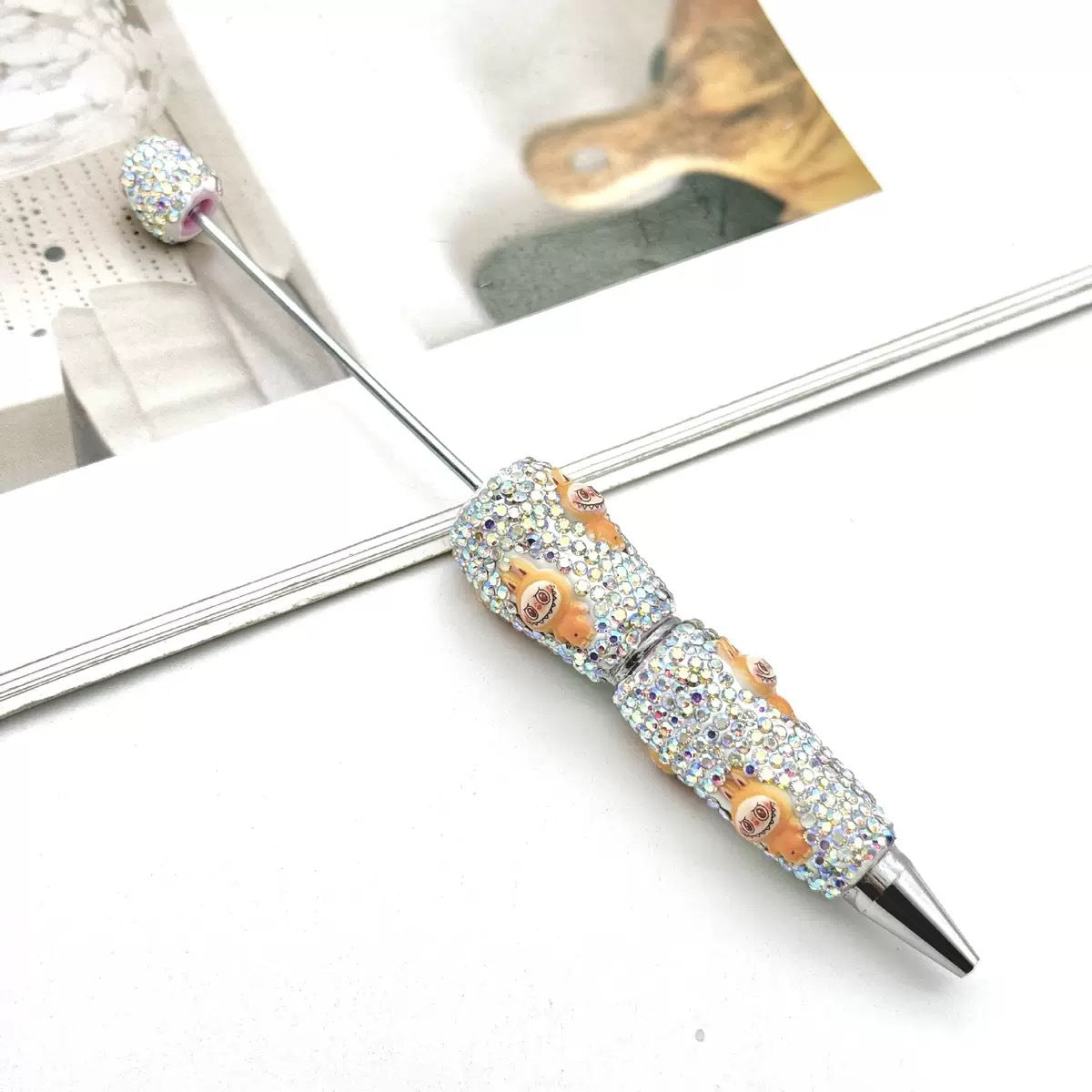 Labubu Full Diamond Bead Pen Fun Cartoon Patch Bead Pen
