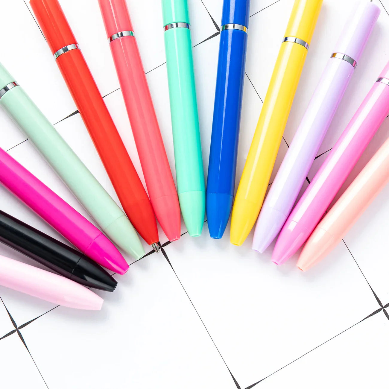 Long bead pen ins macaron puzzle cute grain pen