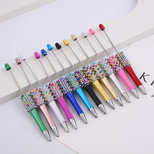 Candy Pearl Bead Pen Colorful UV Electroplating Ballpoint Pen Educational Ballpoint Pen