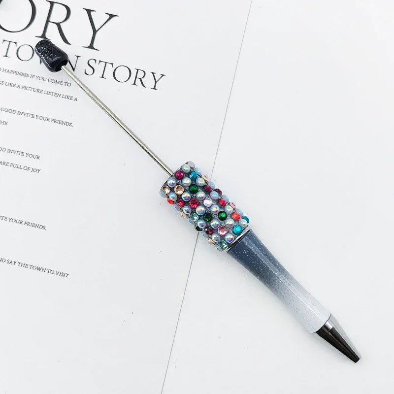 Candy Pearl Bead Pen Colorful UV Electroplating Ballpoint Pen Educational Ballpoint Pen