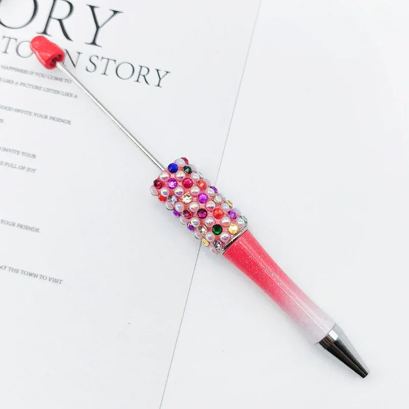 Candy Pearl Bead Pen Colorful UV Electroplating Ballpoint Pen Educational Ballpoint Pen