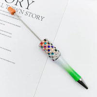 46-Orange White Green Gradient