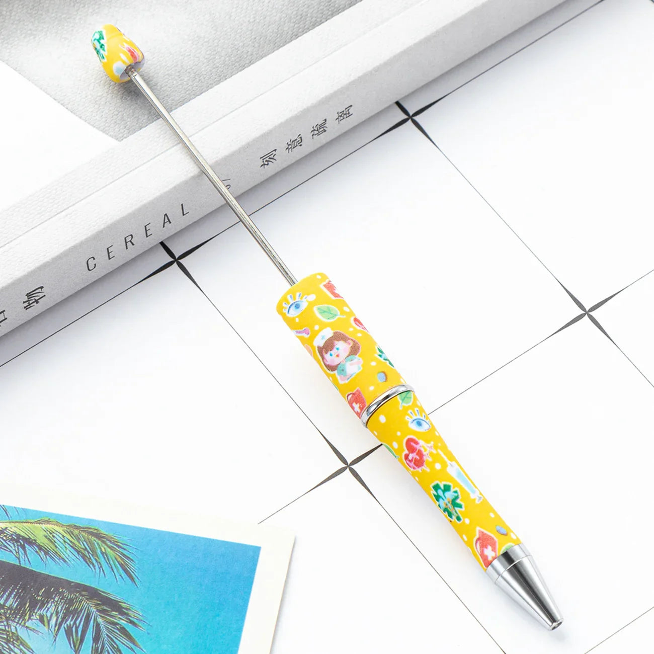 DIY Plastic Bead Pen Creative Nurses Day Bead Pen