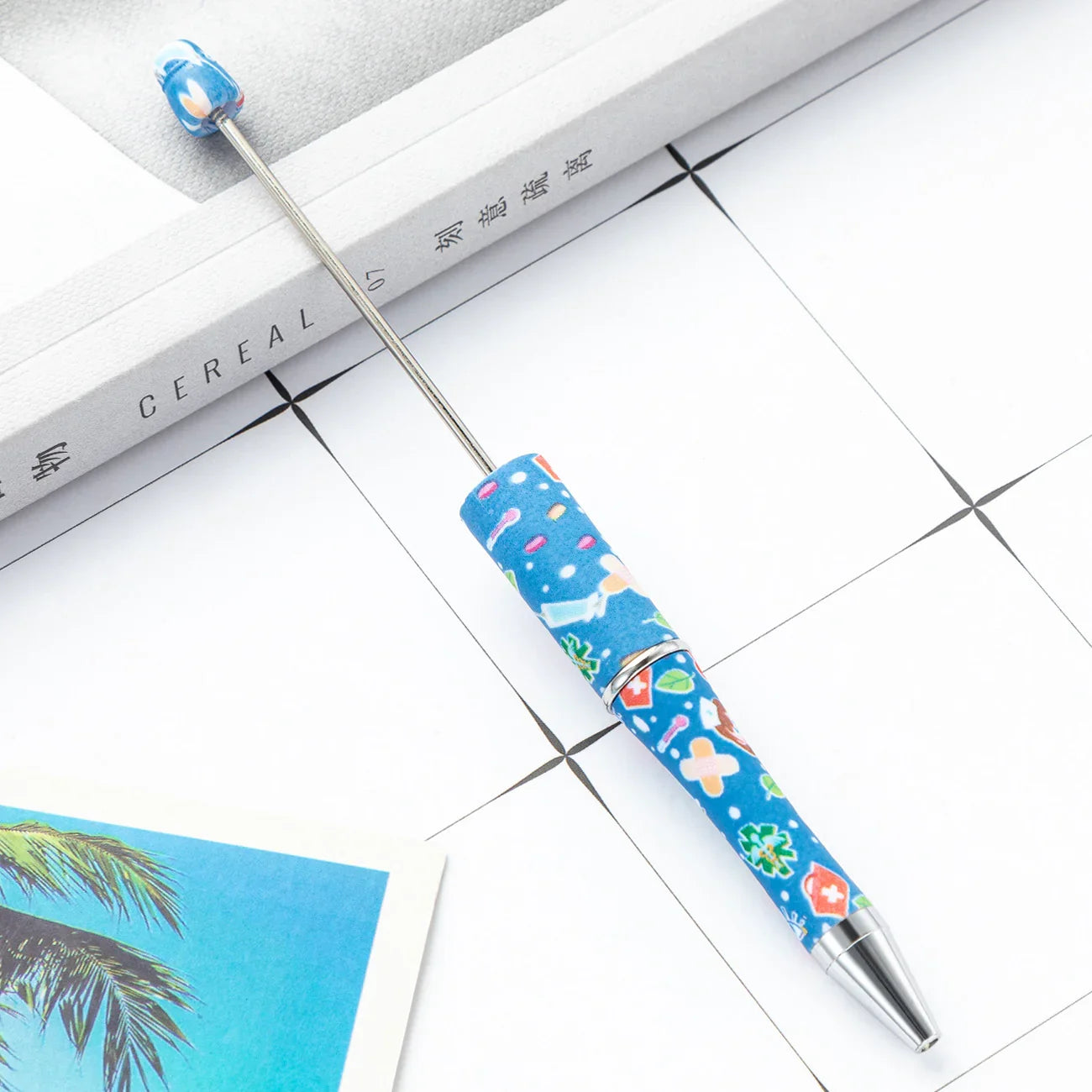 DIY Plastic Bead Pen Creative Nurses Day Bead Pen